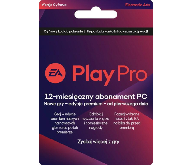 PC EA Play Pro 12 months - 1124246 - zdjęcie